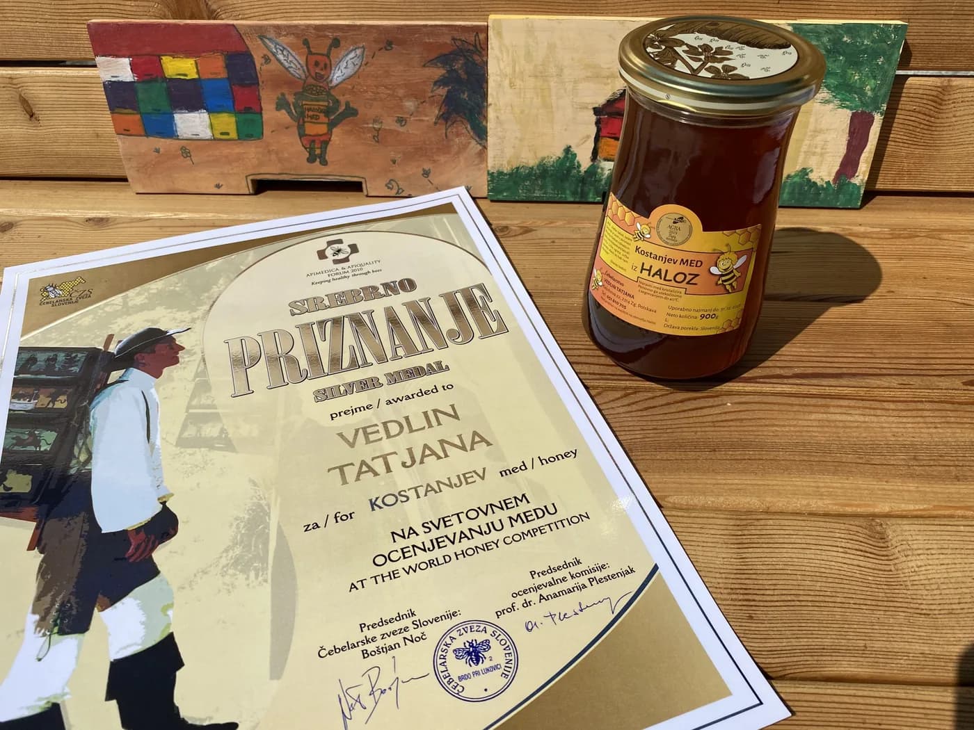 Diploma iz leta 2010: Kostanjev med srebrno priznanje